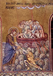 Christ marchant sur les eaux