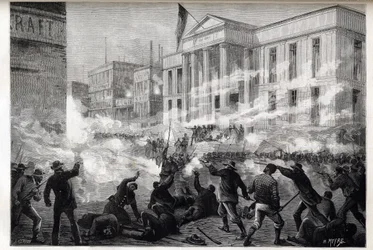 Émeutes du palais de justice de Cincinnati en 1884 - une émeute éclate après un verdict de culpabilité pour homicide involontaire lors d