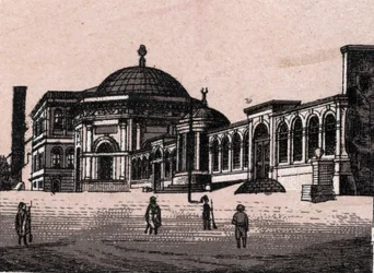Constantinople, Turquie : vue de la colonne brûlée