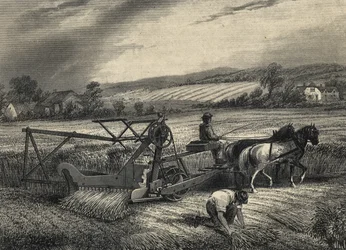 La moissonneuse de Cyrus McCormick de 1831, exposée à l