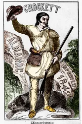 David Crockett (1786-1836), pionnier américain - Almanach