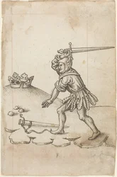 Ne brisez pas la couronne [fol. 43 recto], vers 1512-1515 (plume et encre noire sur papier vergé)