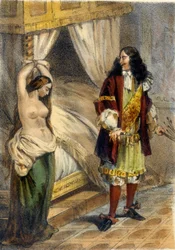 Donatien Alphonse François de Sade (1740-1814), mieux connu sous le nom de marquis de Sade. Gravure du début du XIXe siècle.