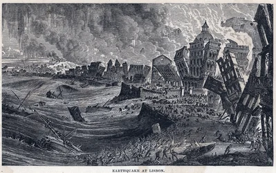 Tremblement de terre de Lisbonne au Portugal le 1er novembre 1755