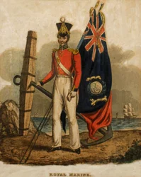 Enseigne, Royal Marines, 1835