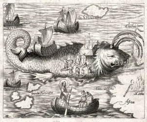 Épisode de la légende de Saint Brandan (Brendan) : un voyage fantastique de l