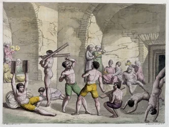 Eur Kaneh ou maison des divers exercices corporels, Perse