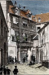 Expérience du baromètre à eau, exécutée à Rouen par Pete et Blaise Pascal