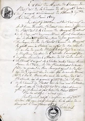 Extrait du registre de naissance de l