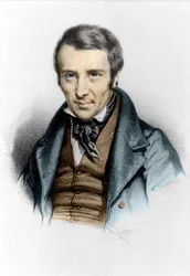 Félicité Robert de La Mennais ou Lamennais. Prêtre et écrivain français (Saint-Malo)
