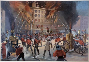 Incendie et pompiers à New York