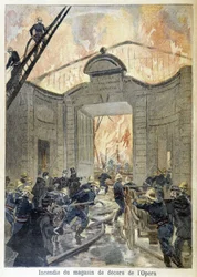 Intervention des pompiers lors de l