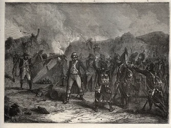 Première coalition : Colonel Antoine Guillaume Rampon (1759-1842) à la bataille de Montenotte le 12 avril 1796, pendant la campagne d