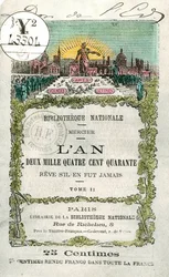 Première page du livre « L