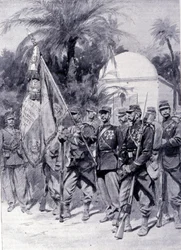 Soldats de la légion étrangère en uniforme. 1878.