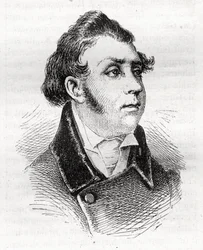 François Charles (François-Charles) Dulong - avocat et homme politique français - 1792-1834 - gravure