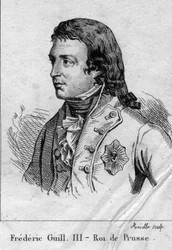 Portrait de Frédéric-Guillaume III de Prusse (1770-1840) roi de Prusse