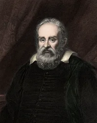 Galileo Galilei (Galilée) 1564-1642 - gravure - XIXe siècle