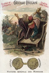 Gaulois Aulerques : Bataille de Lutèce entre Camulogène et Labiénus en 53 av. J.-C. Dans l