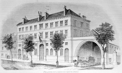 Vue générale de la Fabrique Royale de Tabac