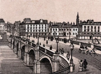 Glasgow, Écosse : vue du pont Broomielaw