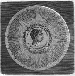 Grand sceau de Napoléon I Bonaparte (1769-1821) en 1804 : « Napoléon Empereur des Français, chef de la Légion d