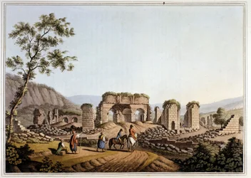 Grèce. Ruines du Temple de Diane (Artémis) à Éphèse