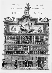 Quartier général de la Compagnie des Indes orientales à Londres au 17e siècle