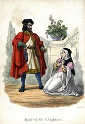 Henri VIII (1491 - 1547) et Anne de Boleyn