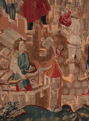 Histoire de Saint Piat et Saint Éleuthère, Scène 6 (détail)