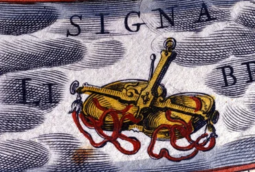 Horoscope : signe du zodiaque, Balance. Gravure du 16ème siècle