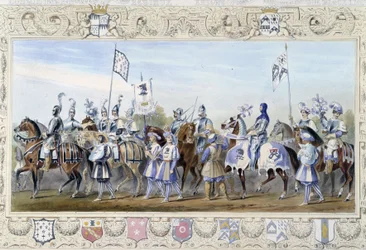 Cavaliers « Lions noirs » - dans « Chevalier d