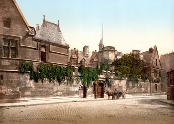 Hotel de Cluny Paris - photochrome, ca. 1900