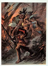 Illustration de « Bas de Cuir » par F. Cooper