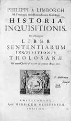 Inquisition. Frontispice de «Histoire de l