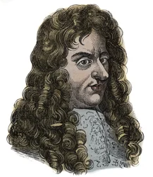 Jean Dominique Cassini (1625-1712) - astronome anglais - gravure 1856