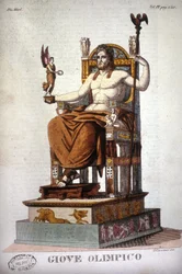 Jupiter (Zeus) - gravure