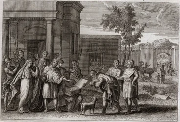 Bible du Royaume, Ancien Testament : Abimélec puni par Dieu. Abimélec, roi de Guérar, ayant pris de force Sarah, la femme d