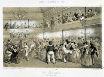 La Courtille : bal populaire - XIXe siècle