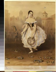 La ballerine italienne Fanny Cerrito (1817-1909)