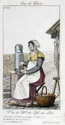 La marchande de café au lait - dans "Cris de Paris"