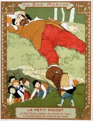 Le Petit Poucet enlève ses bottes de sept lieues à l