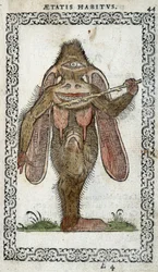 Le cyclope - dans "Habits et effigies" par Jean Sluperius