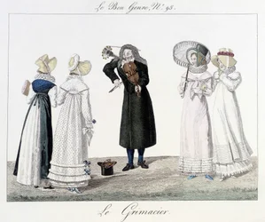 Le grimacier : musicien de rue au 18e siècle - dans "Le Bon Genre", n°95