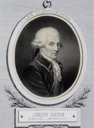 Médaillon portrait du musicien Franz Joseph Haydn (1732-1809)
