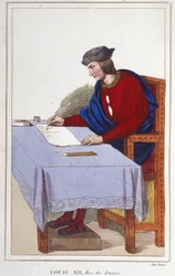 Louis XII (1462 -1515), Roi de France gravure de 1830