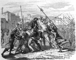 Ludovic le More fait prisonnier (1500).