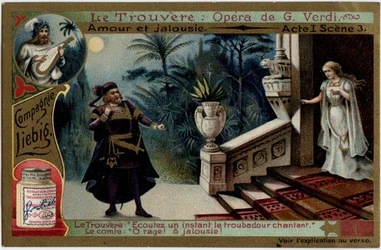 Amour et Jalousie Acte I Scène 3. Illustration pour l