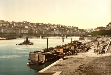Lyon. Sainte Claire et la colline de la Croix Rousse. Fin du 19ème siècle