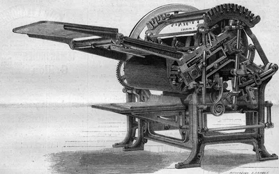 Machine utilisée pour la zincographie